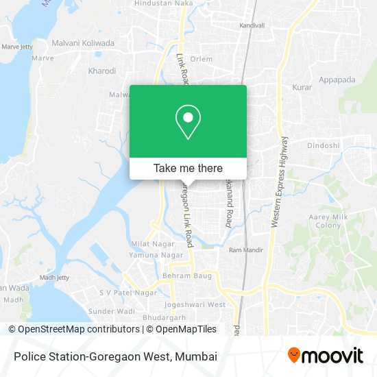 Police Station-Goregaon West map