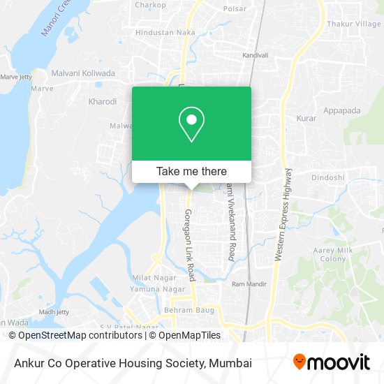 Ankur Co Operative Housing Society map