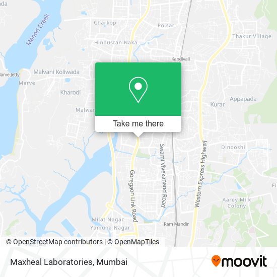 Maxheal Laboratories map