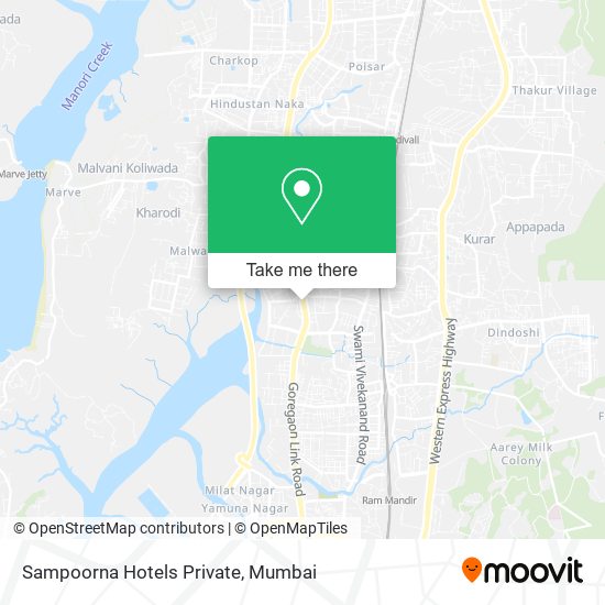 Sampoorna Hotels Private map