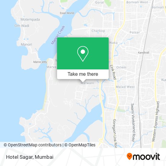 Hotel Sagar map