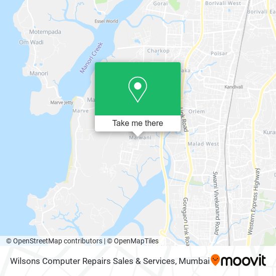 Wilsons Computer Repairs Sales & Services map