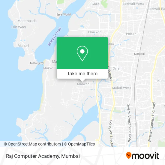Raj Computer Academy map