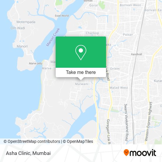 Asha Clinic map