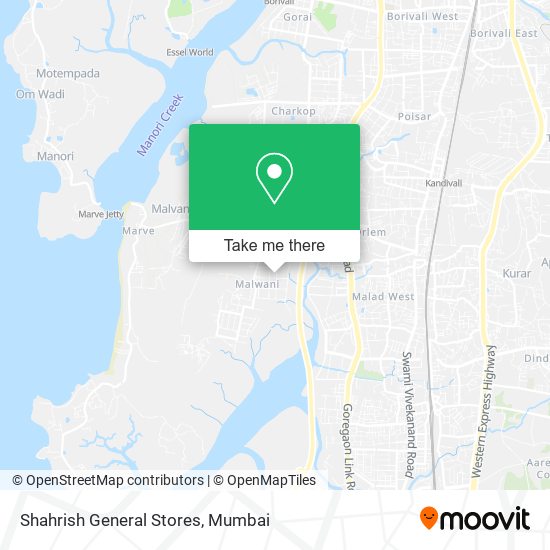 Shahrish General Stores map