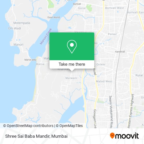 Shree Sai Baba Mandir map