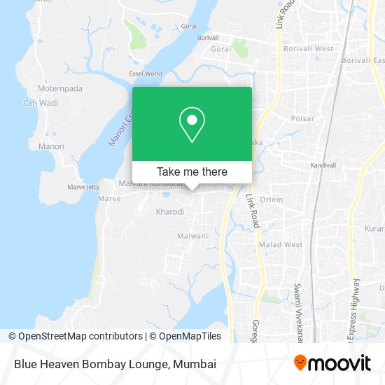 Blue Heaven Bombay Lounge map