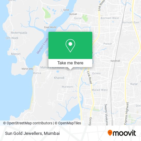 Sun Gold Jewellers map