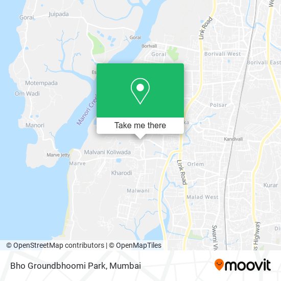 Bho Groundbhoomi Park map