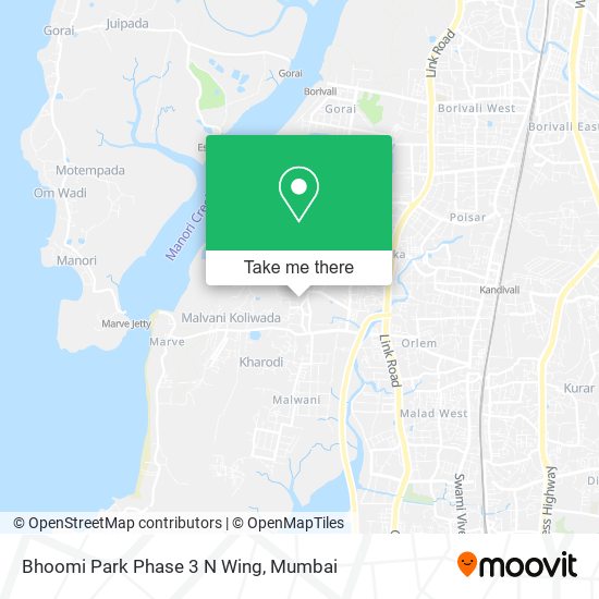 Bhoomi Park Phase 3 N Wing map