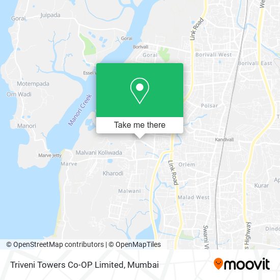 Triveni Towers Co-OP Limited map