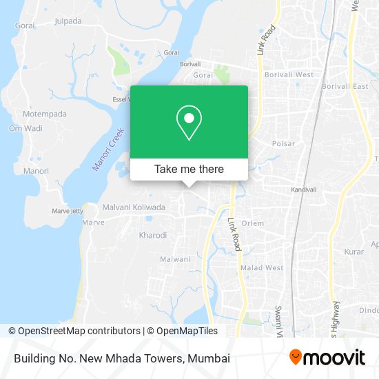 Building No. New Mhada Towers map