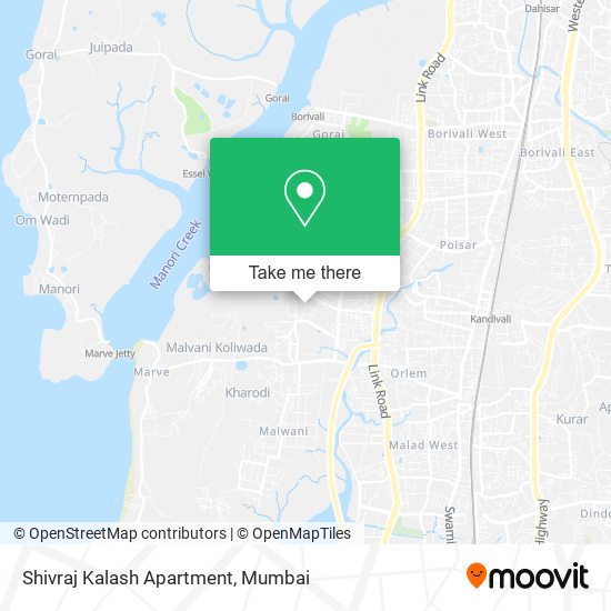 Shivraj Kalash Apartment map