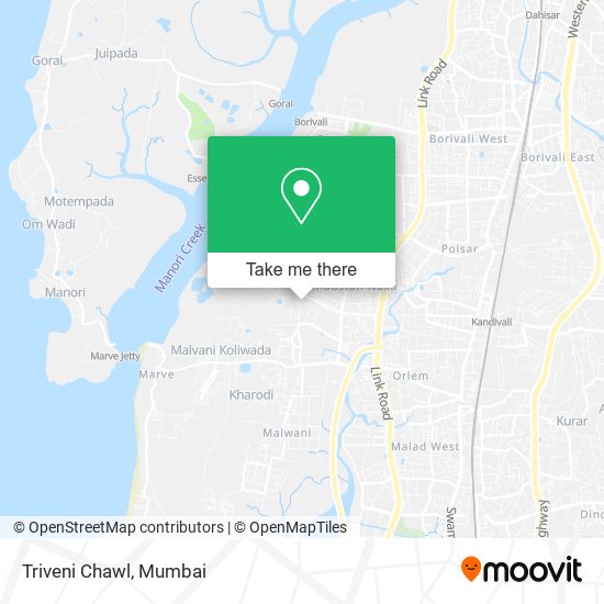 Triveni Chawl map