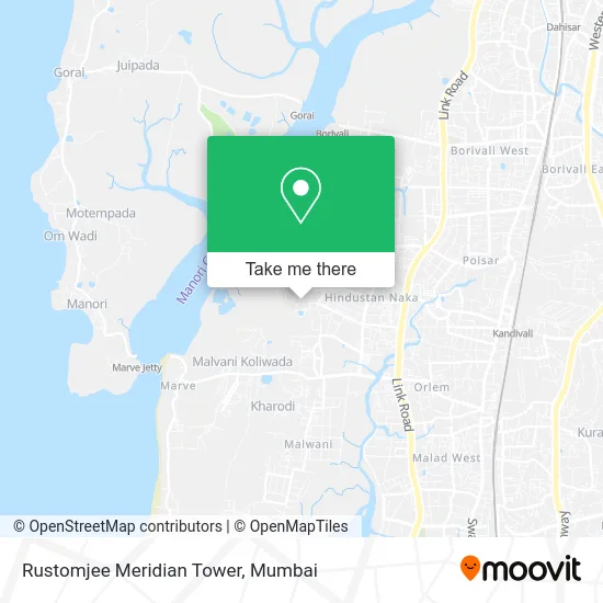 Rustomjee Meridian Tower map