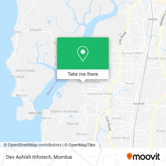 Dev Ashish Infotech map