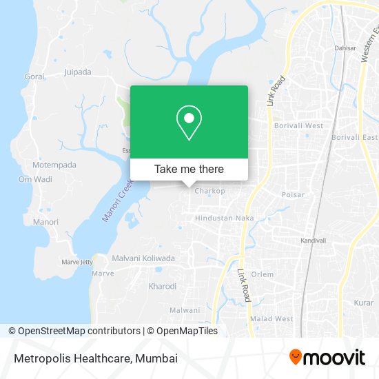 Metropolis Healthcare map