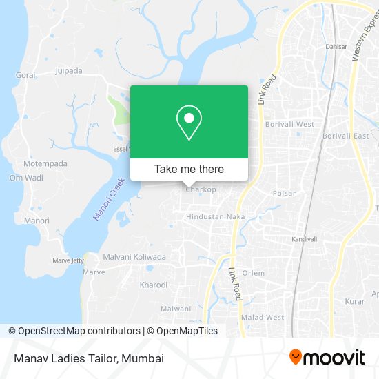 Manav Ladies Tailor map