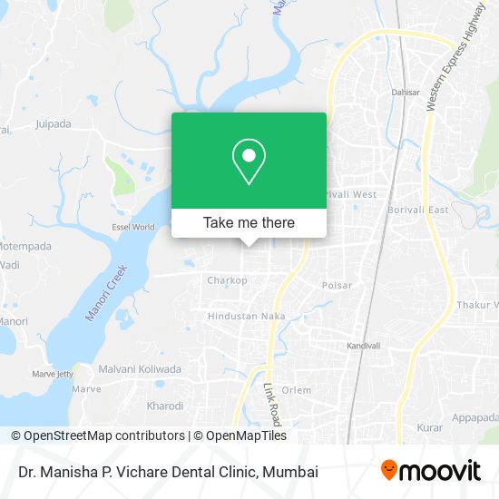 Dr. Manisha P. Vichare Dental Clinic map