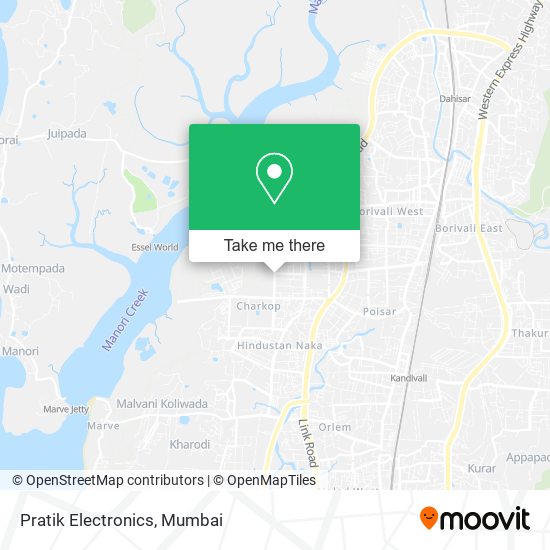 Pratik Electronics map