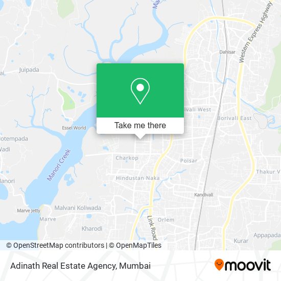 Adinath Real Estate Agency map