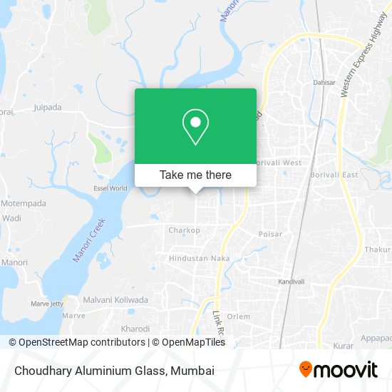 Choudhary Aluminium Glass map