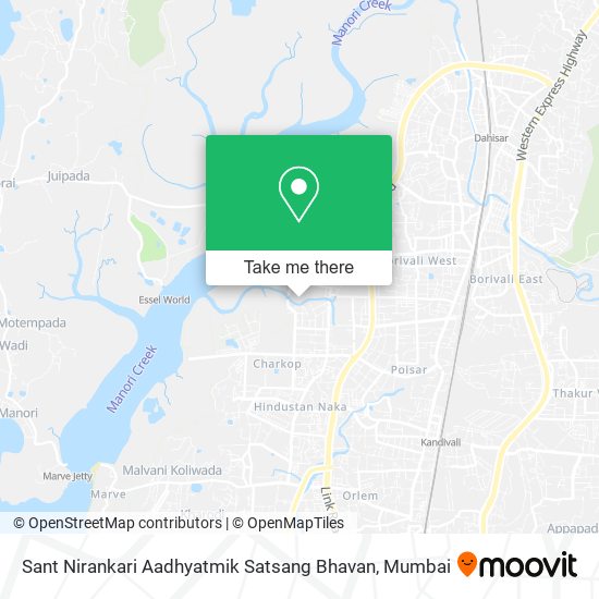 Sant Nirankari Aadhyatmik Satsang Bhavan map
