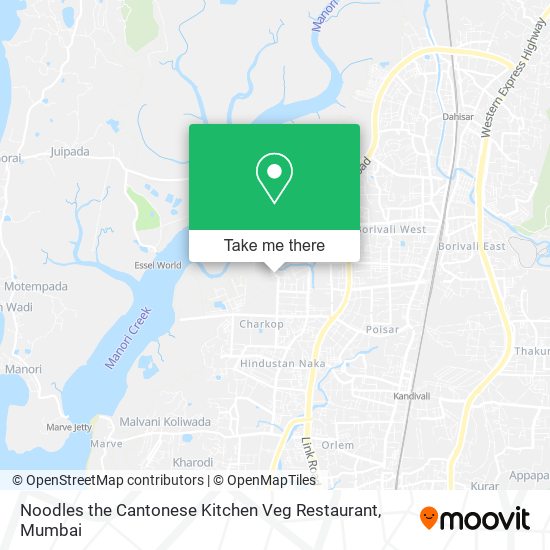 Noodles the Cantonese Kitchen Veg Restaurant map