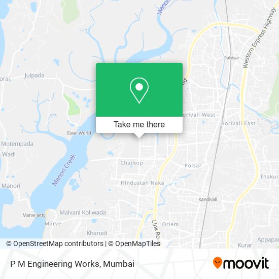 P M Engineering Works map