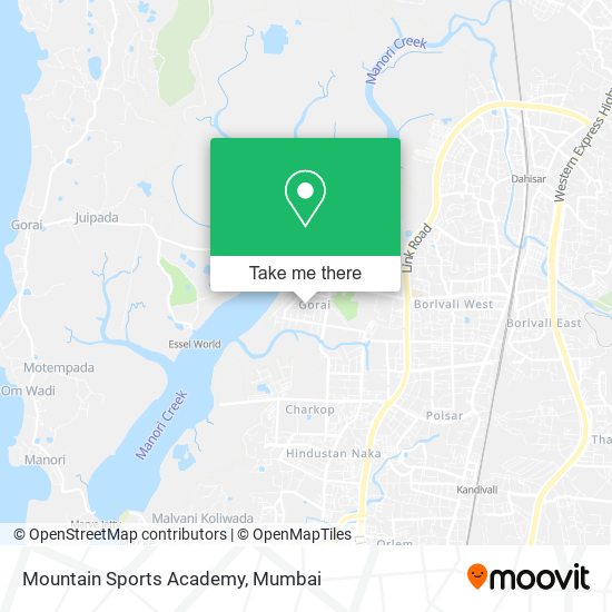 Mountain Sports Academy map