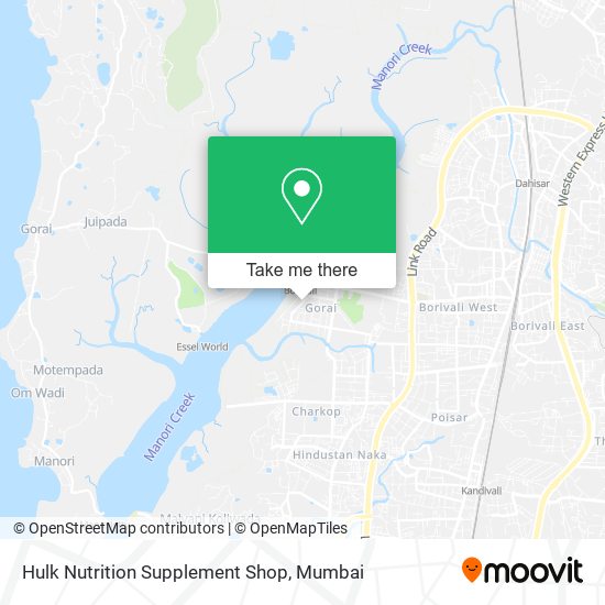 Hulk Nutrition Supplement Shop map