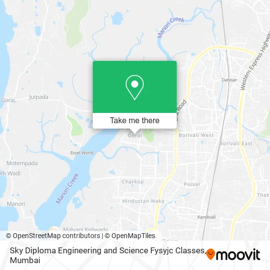 Sky Diploma Engineering and Science Fysyjc Classes map
