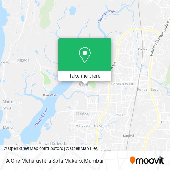 A One Maharashtra Sofa Makers map