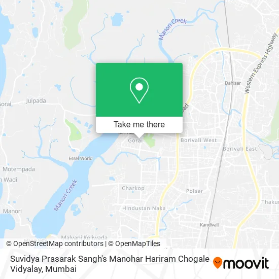 Suvidya Prasarak Sangh's Manohar Hariram Chogale Vidyalay map