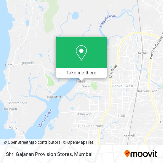 Shri Gajanan Provision Stores map