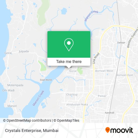 Crystals Enterprise map