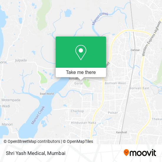 Shri Yash Medical map