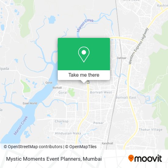 Mystic Moments Event Planners map