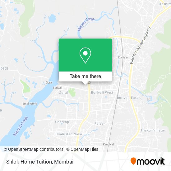 Shlok Home Tuition map