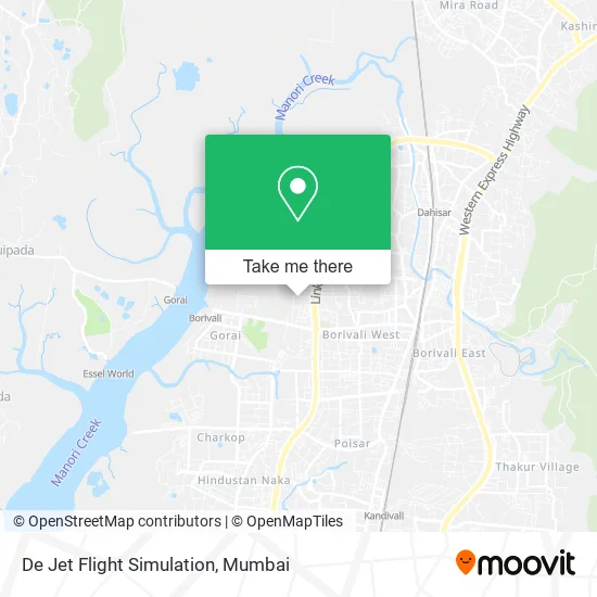 De Jet Flight Simulation map