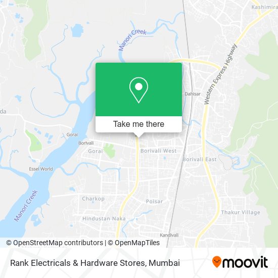 Rank Electricals & Hardware Stores map