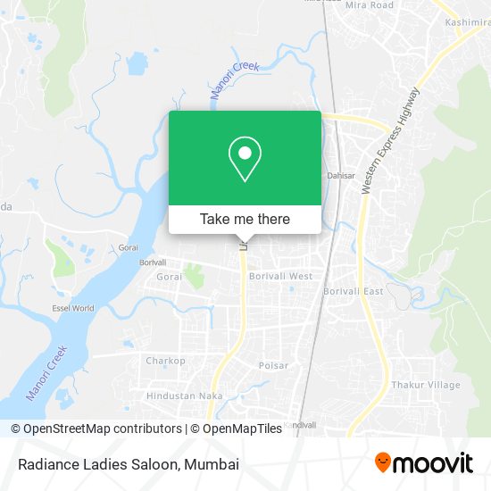 Radiance Ladies Saloon map