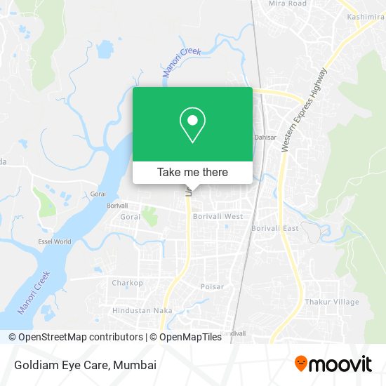 Goldiam Eye Care map