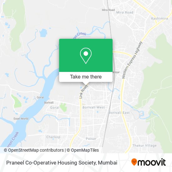 Praneel Co-Operative Housing Society map