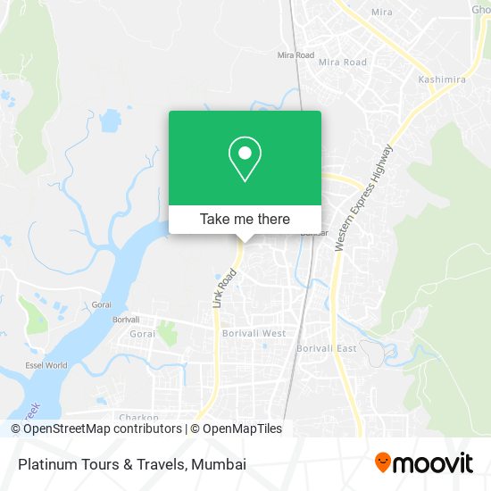 Platinum Tours & Travels map