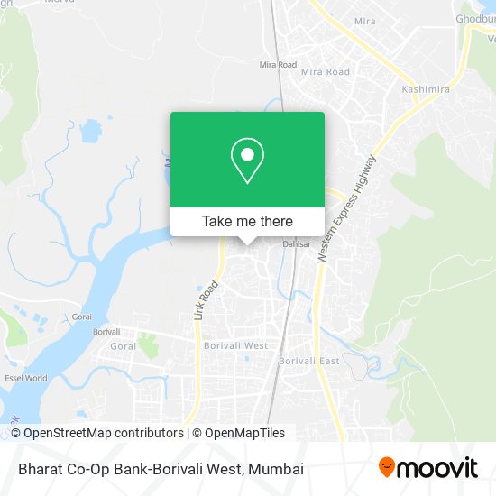 Bharat Co-Op Bank-Borivali West map