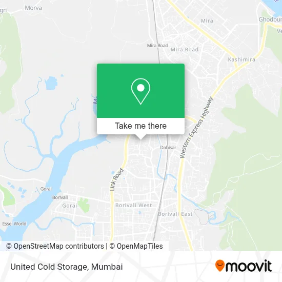 United Cold Storage map