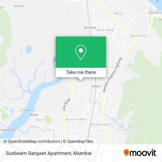 Sunbeam Sangeet Apartment map