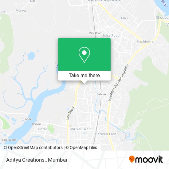 Aditya Creations. map