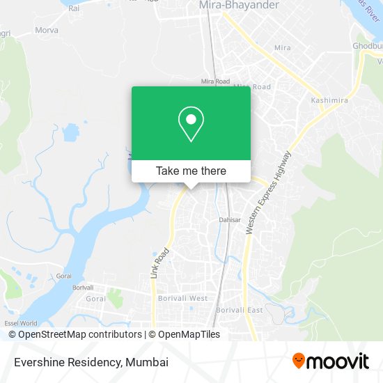 Evershine Residency map